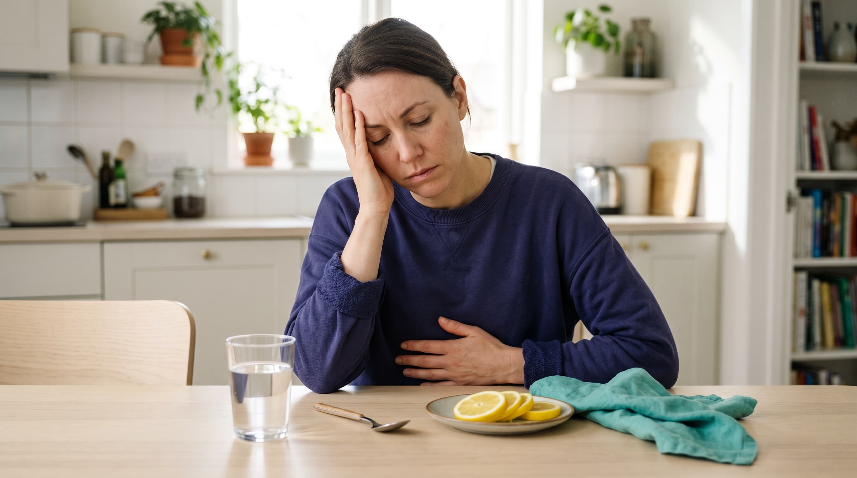Náuseas, Vómitos Frecuentes e Inflamación Abdominal